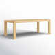 Block 84" Solid Wood Dining Table