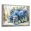 Doris hortensias et eucalyptus II - hydrangées, art mural