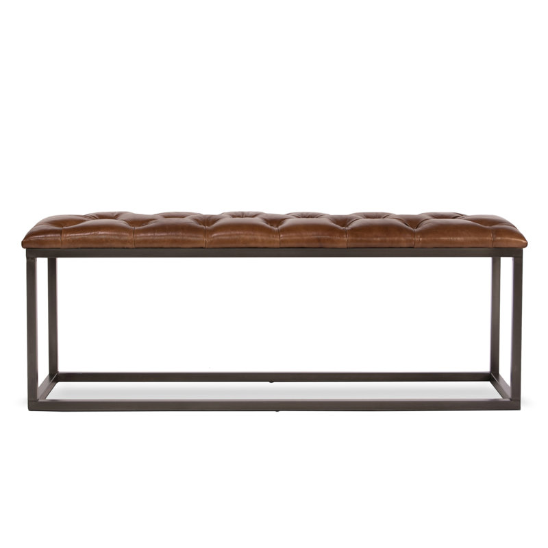 Cologne Leather Dining Bench