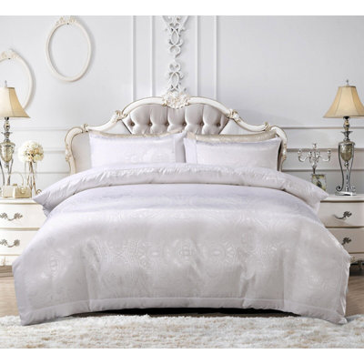 Asana Floral Duvet Cover Set with Pillowcases Included