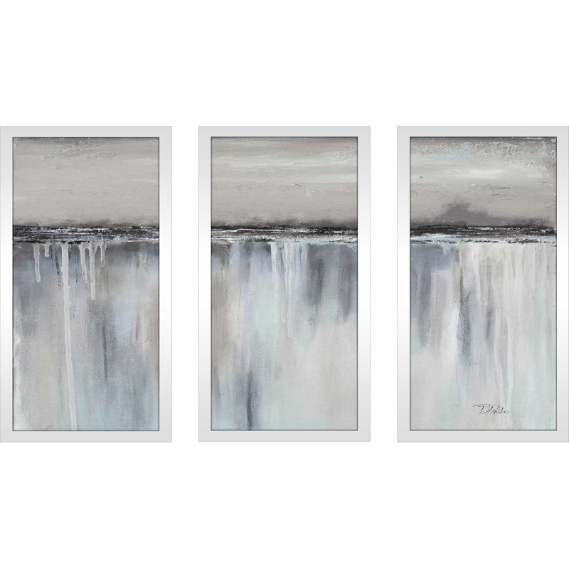 « muted paysage ii », reproduction de peinture à l’acrylique à multiples images, L 40,5 po x H 25,5 po x P 1 po