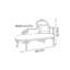 Chaise longue en bois massif sculpté