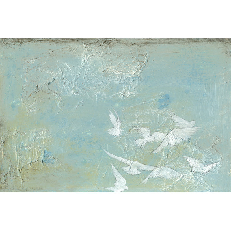 Flight I by Jennifer Goldberger - Wrapped Canvas Painting, 61cm H x 91cm W