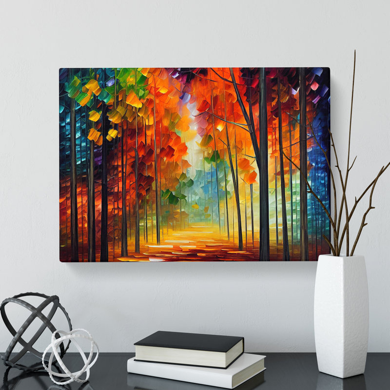 Pretty Forest Vol.6 Abstract - Wrapped Canvas, 50cm H x 76cm W x 3cm D