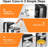 Davivy Electric Can Opener with Sharpener and Bottle Opener One Touch Lid Opener Black