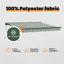 VidaXL Polyester Cover Retractable Patio Awning-126440594-126440599-126440600