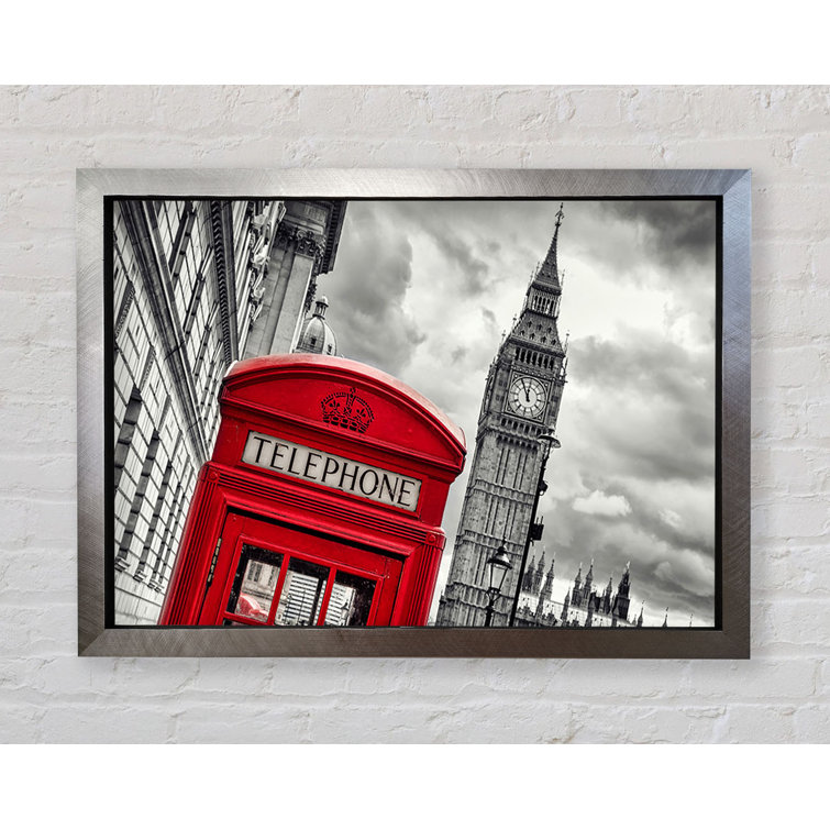 Skies Over Big Ben - Single Picture Frame Print