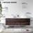 Sintra 72'' Natural Wood veneer plywood Bathroom Vanity with engineered Quartz Top-1827859863-1827859862