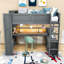 Lit mezzanine avec tiroirs Jermesha Kids-297420356
