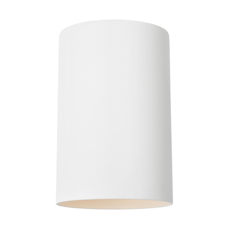 Windsor Sean Lavin Outdoor Cylinders Outdoor Fixture In Outdoor Textured White Finish With Outdoor Textured White Shade