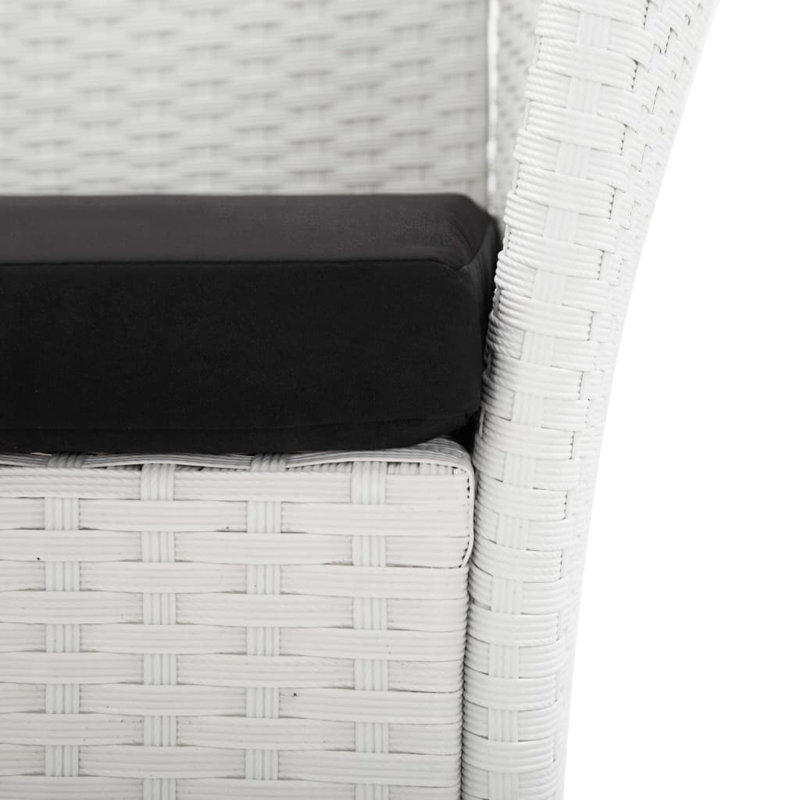 Ensemble repas 5 pièces Lawenda - blanc, H 29,53 po x L 33,46 po x l 33,46 po