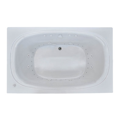 St. Kitts 65.75'' x 42.25'' Drop-In Acrylic Bathtub