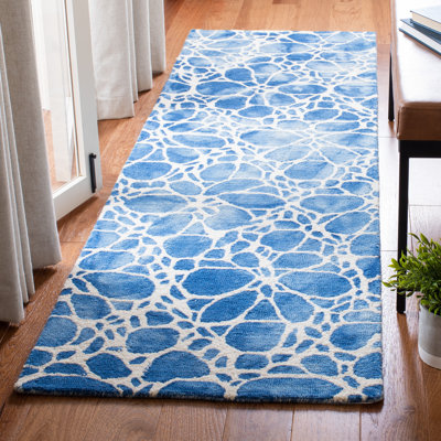 Lumsden Hand Tufted Wool Abstract Rug