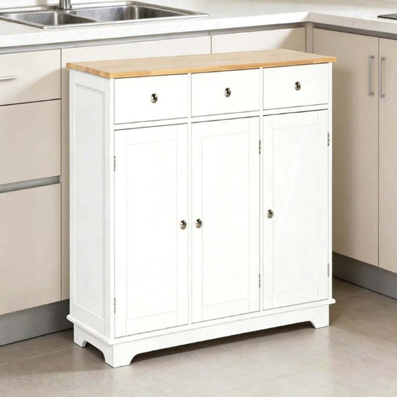 Buffet de rangement avec tiroirs et tablettes réglables