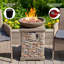 Tulughan Column Magnesium Oxide Propane Smokeless Fire Pit