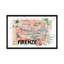 Florence Italy Illustrated Map With Roads Landmarks And Highlights by Markus & Martina Bleichner - Print on Canvas-63929921-63929920