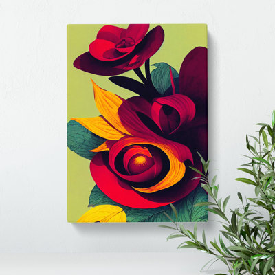 Fascinating Flowers - Wrapped Canvas Print
