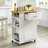 Audy Solid Wood Top Kitchen Cart-502986249