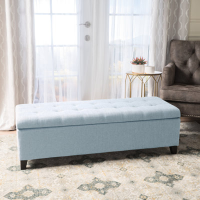 Avec rangement - tissu doux et capitonnage H 16,43 po x l 49,66 po x P 19,25 po