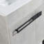 Ensemble de meuble-lavabo simple 24 po avec plateau en céramique Zendah