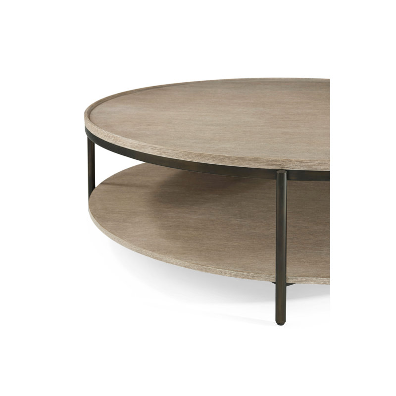 Repose Solid Wood Coffee Table, Gray