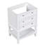 Base de meuble-lavabo simple en blanc seulement