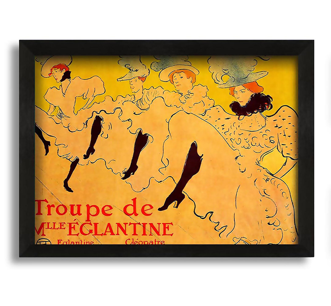 Gerahmtes Leinwandbild Toulouse Lautrec Mlles Eglantines 2