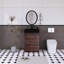 Meuble-lavabo simple 24 po avec surface solide Saunder-2038614351-2038614345