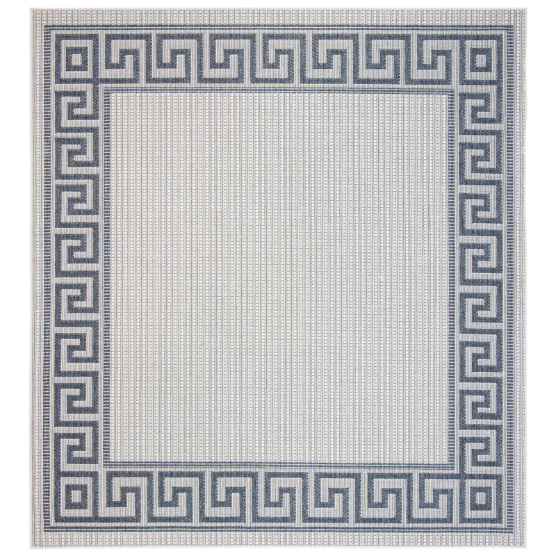 Brympton Performance Machine Washable Geometric Indoor/Outdoor Area Rug, Square 8'