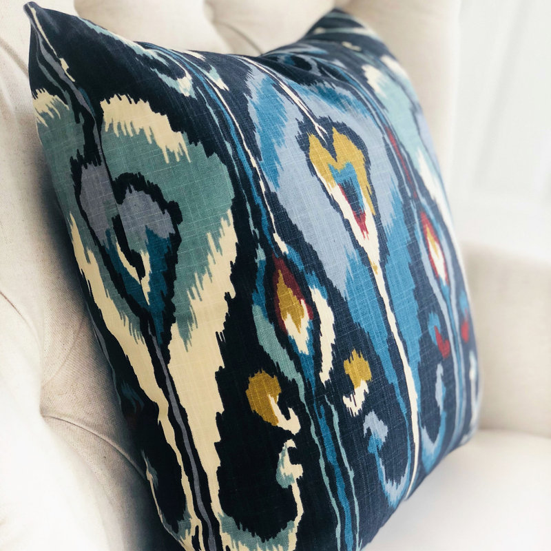 Tigerlily Indoor/Outdoor Pillow Cover & Insert, Throw Pillow, 16" x 16", Gray