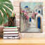 «Santorini Street I» par Silvia Vassileva, art mural sur toile-754125590