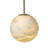 Luminaire suspendu 1 lumière DEL Kepler en or