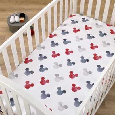 Nojo Disney MickeyMouse Fitted Crib Sheet