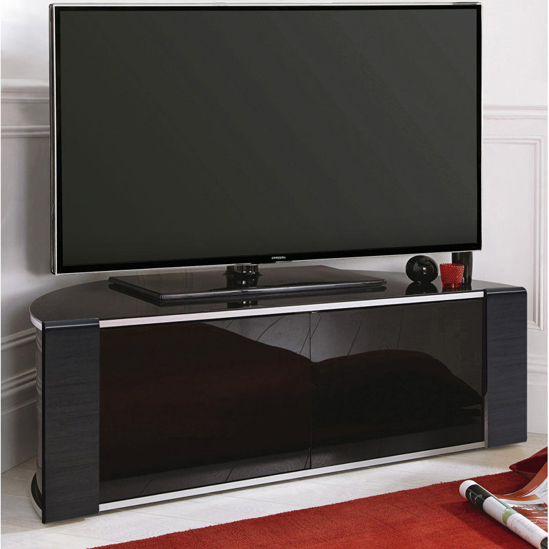Irving TV Stand for TVs up to 50", Gloss Black