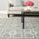 Dance Martha Stewart Flat Weave Wool/Silk/Cotton Geometric Rug in Cement Gray