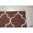 Rust Hand-Tufted Wool Geometric Moroccan Rug by , Stylish and Elegant Area Rug for Adding Warmth and a Contemporary Touch to Your Living Room, Bedroom, Office, or Home Décor
