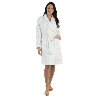 Gender Neutral Above Knee Bathrobe with Pockets