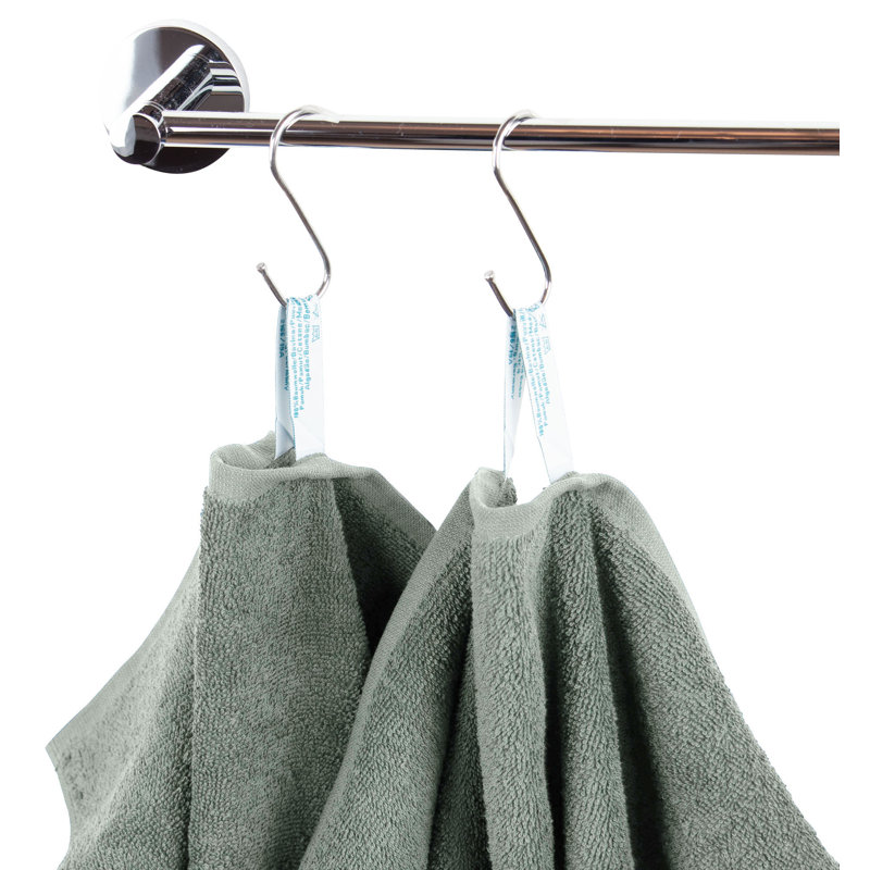 Midweight Hand Towel, Light Grey