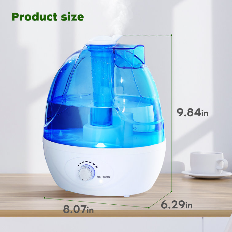 BCAN 0.66 Gallons Cool Mist Ultrasonic Tower Humidifier with Adjustable  Humidistat for 250 Cubic Feet