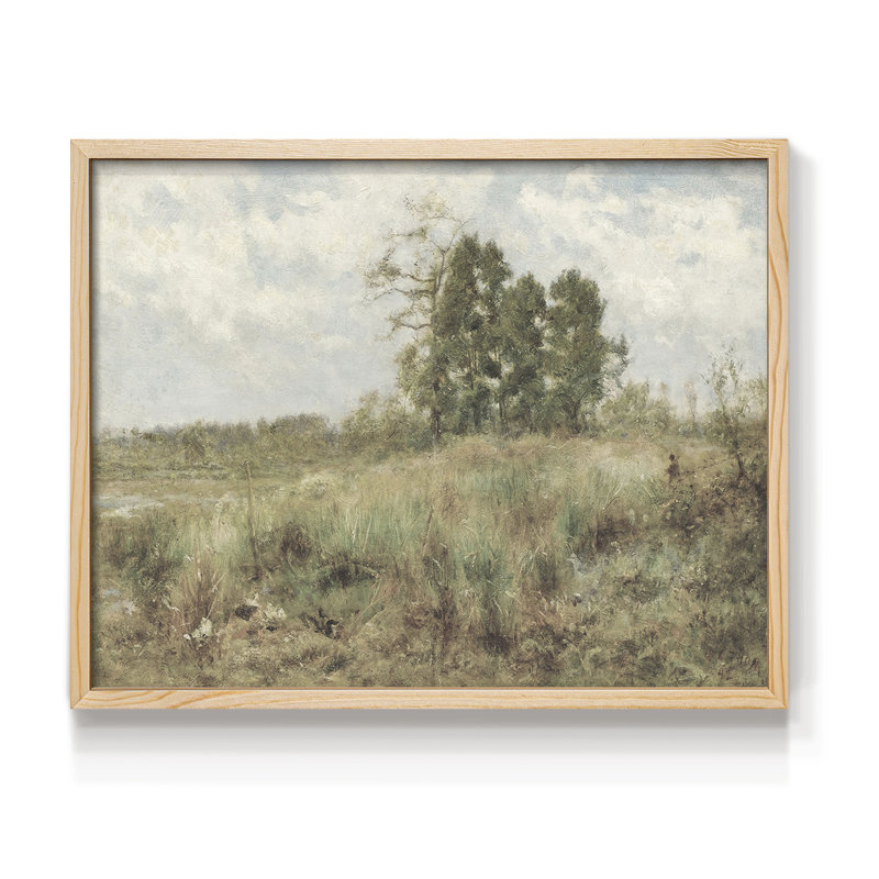 Paysages rétro-CDLxxv-reproduction encadrée, H 8 po x l 10 po, Naturel