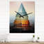 Hardedge Art Translucent Transitions - Horloge murale moderne abstraite-99632621