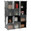 Armoire de rangement à 9 cubes