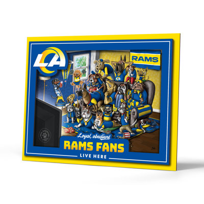  NFL Los Angeles Rams Purebred Fans Wall Art