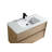 Seavy 41.7'' Single Bathroom Vanity with Acrylic Top-369375172