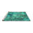 Washable Abstract Indoor Rug-1729788373