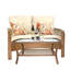 Nicasio 4 - Person Patio Conversation Set with Cushions-628373796-577332966