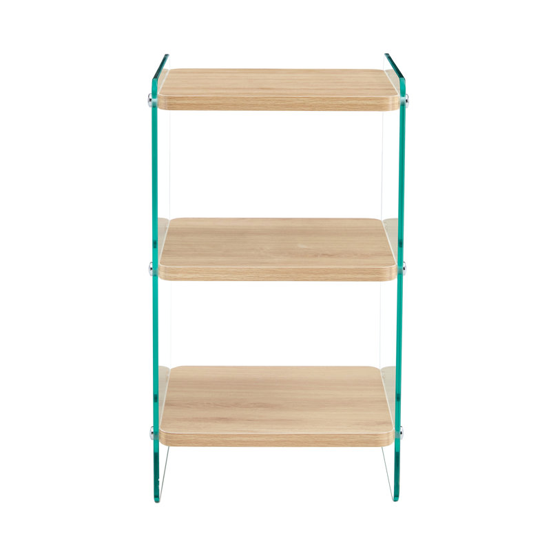 Unité de rangement avec panneaux de verre transparents