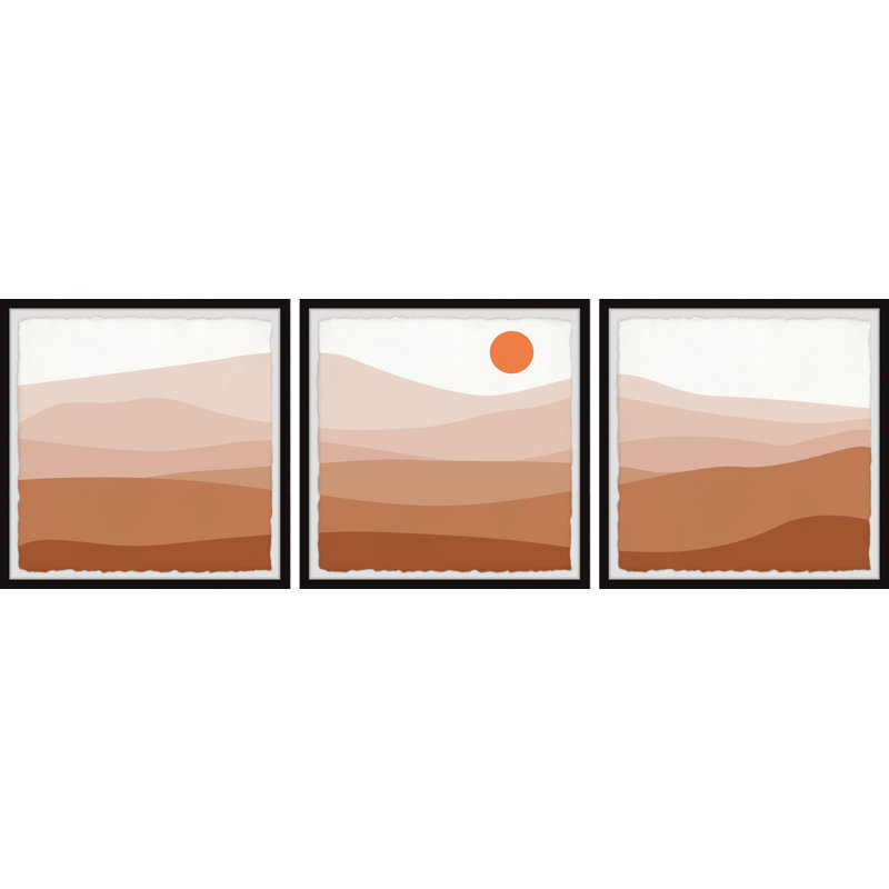 Votre montagne attend un triptyque, L 12 po x H 12 po