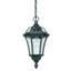 Drayton IP44 black lantern pendant