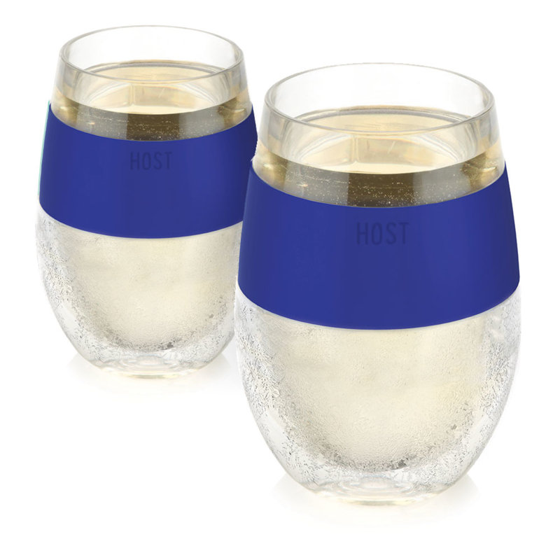Wine FREEZE Cooling Cup, Blue
